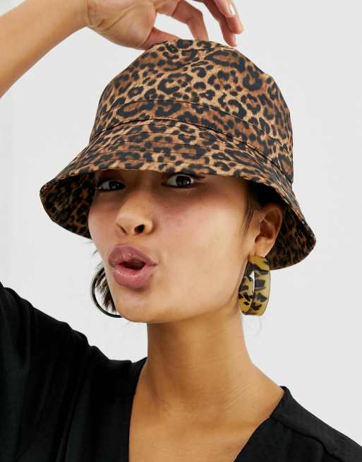 Bucket hot sale hat leopard