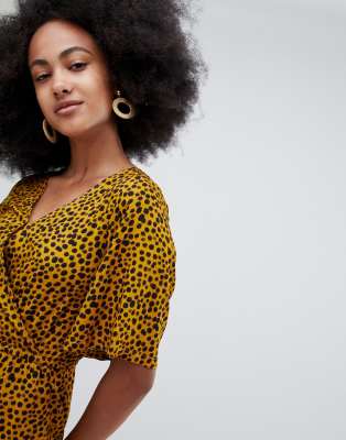 monki jumpsuit leopard