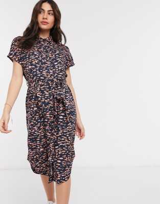 shirt dress animal print