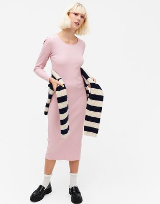 monki long sleeve maxi dress