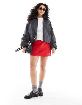 Monki Lightly Padded Bomber Jacket In Gray