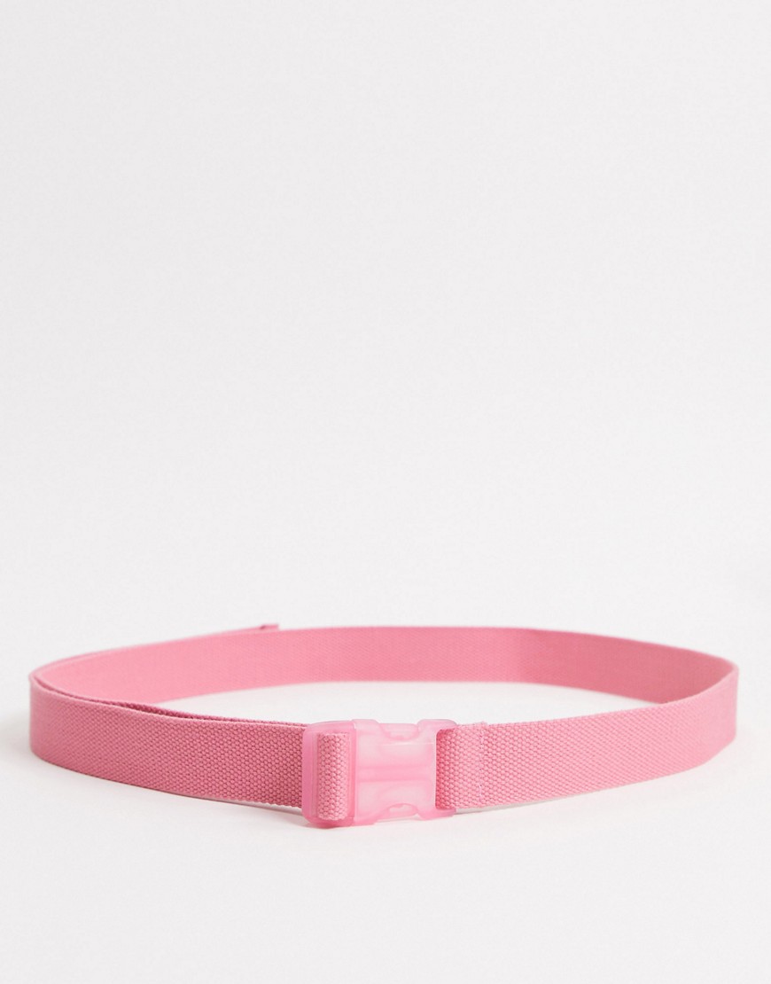 Monki - Linnea - Cintura casual rosa a clip