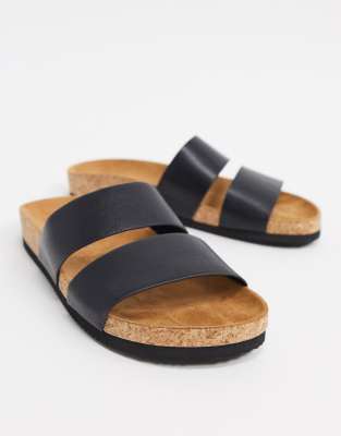 2 strap flat sandals
