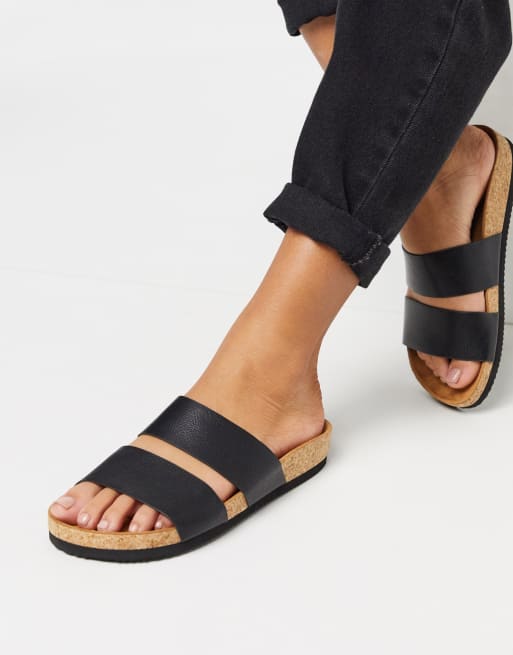 Monki double strap store sandals