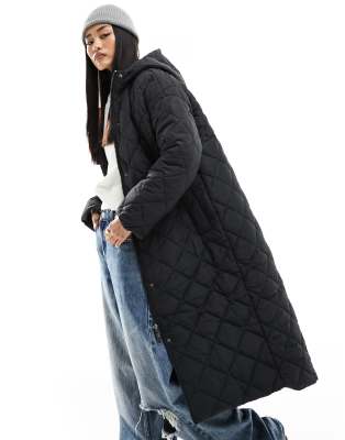 Monki padded coat best sale