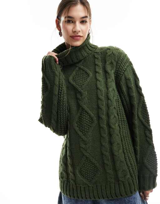 Buy Full Sleeves Bottle Green Knit Shirt