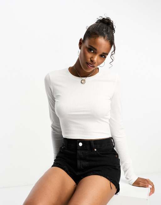 Asos store ribbed top