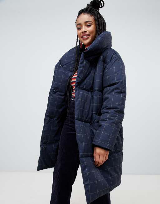 Monki puffer outlet coat