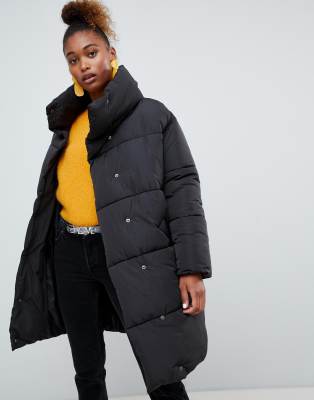 longline womens puffer coat