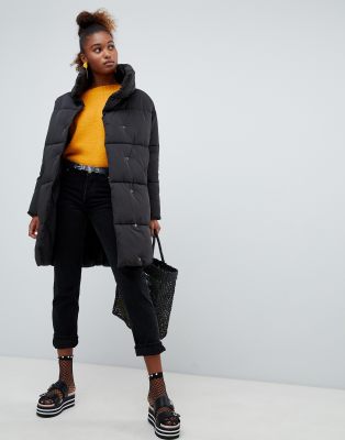 asos monki puffer