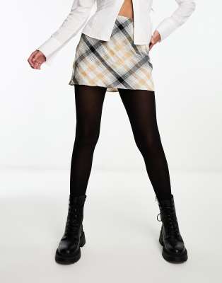 Monki - Lot de 2 paires de collants 40 deniers - Noir - view 1