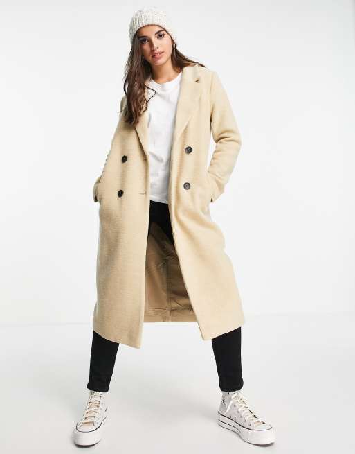 Double Breasted Longline Tailored Coat