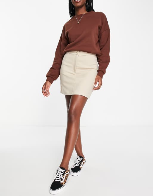 Beige shop skirt asos