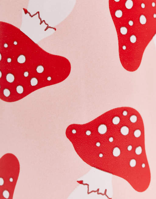 Monki – Macy – Rosa, svampmönstrad mugg, 2 av 4