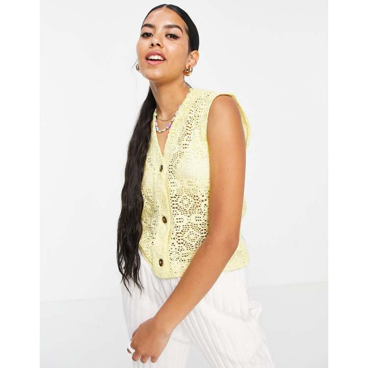 Monki best sale knitted vest