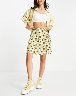 sunflower skater skirt