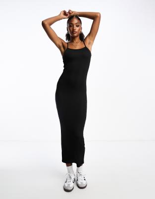 Monki maxi slip dress in black Smart Closet - Main Image