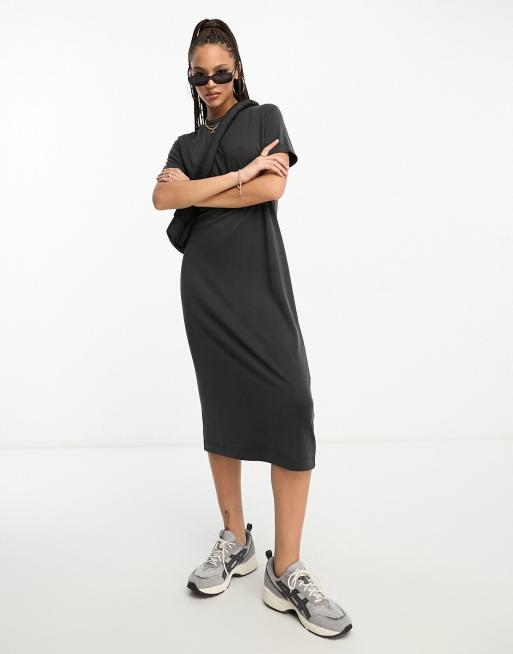 Monki maxi 2024 shirt dress