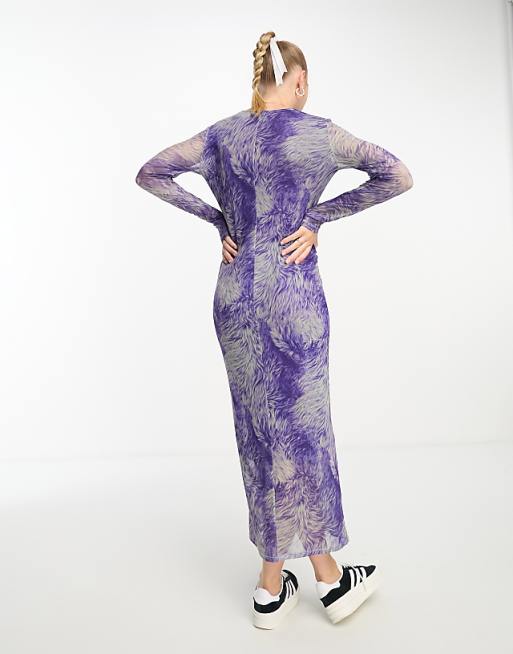 Raine Mesh Swirl Tie Back Dress Raine Mesh Swirl Tie Back Dress