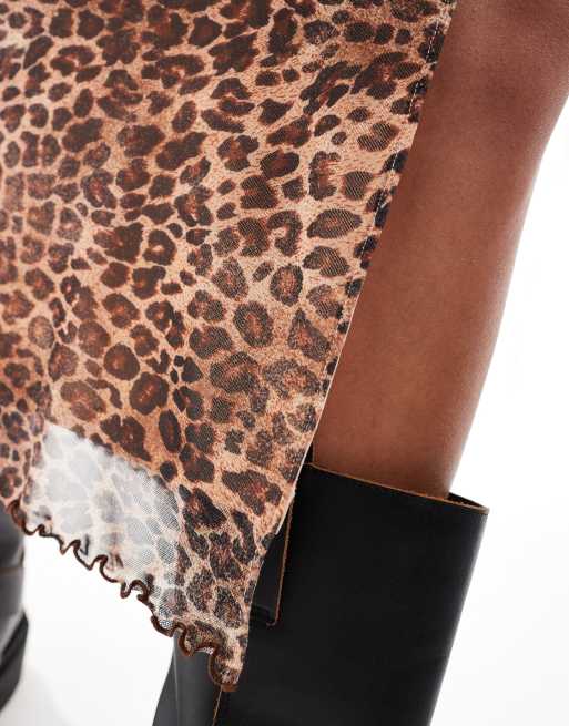 Mid length leopard skirts nike hotsell