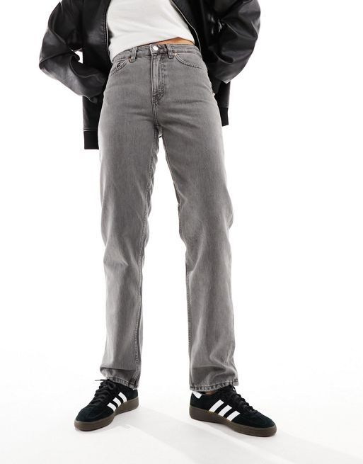 Carhartt WIP noxon straight high waist jeans in black