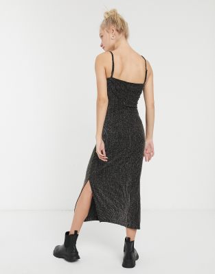 monki glitter dress