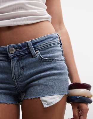 Mini-short en jean - Bleu W24