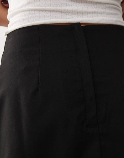 Monki mini skirt in black