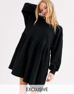 high neck jumper dress