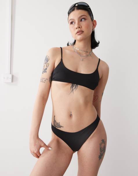 Monki - Mix og match - Sort bikini-G-streng - view 1