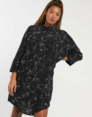 polyester shirt dress