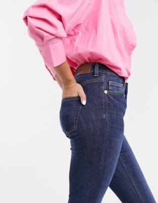 monki mocki slim mid waist jeans