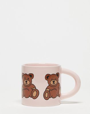 Monki mug with teddy bear