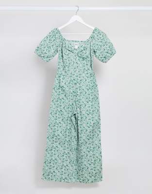 monki jumpsuit green