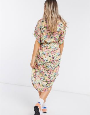 monki belted shirt dress