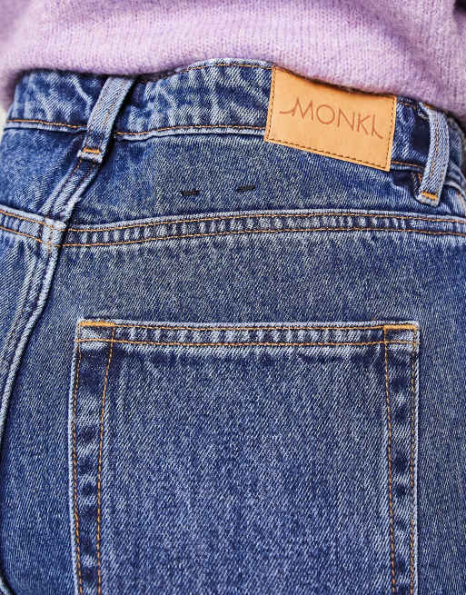 Monki Noaki low rise loose fit jeans in la lune, 5 of 5