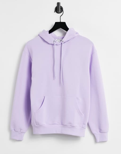 Monki Oda Organic Cotton Hoodie In Lilac Asos