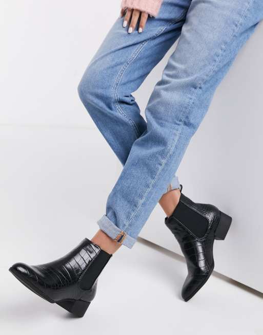 Monki chelsea ankle boots best sale