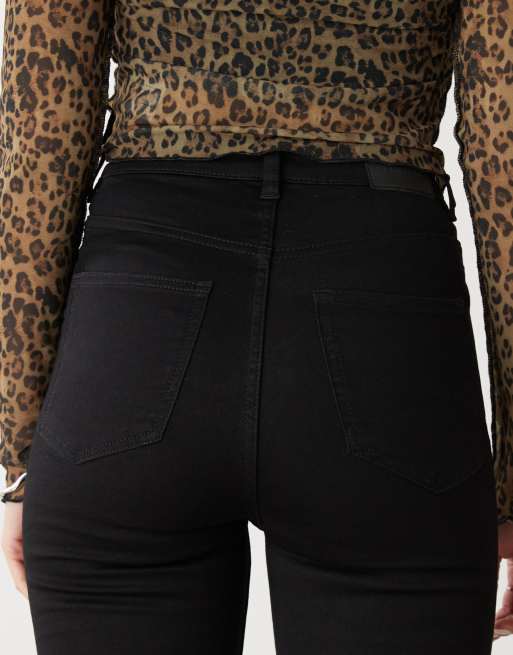 Monki - Oki - Jean skinny à taille haute - Noir, 4 de 5