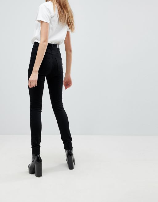 Monki oki skinny sales high waisted jeans