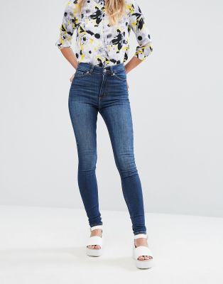 monki high waisted jeans