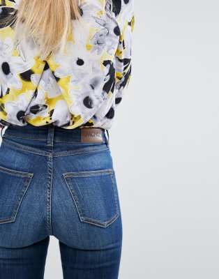 monki slim high waist