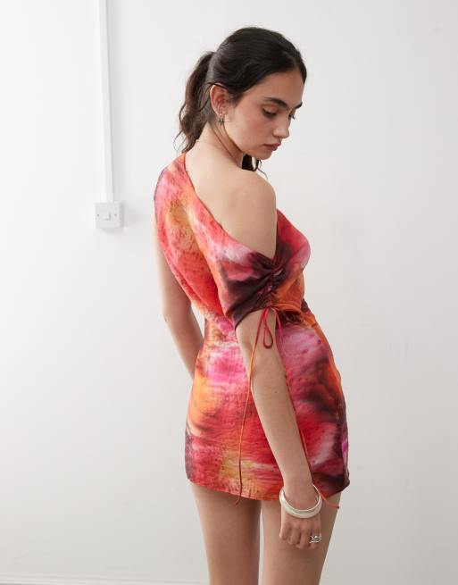 strapless open back dress Clementine Cutie Hot Pink Preppy Dress main image 0