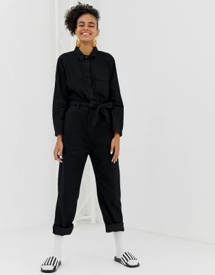 monki denim boiler suit