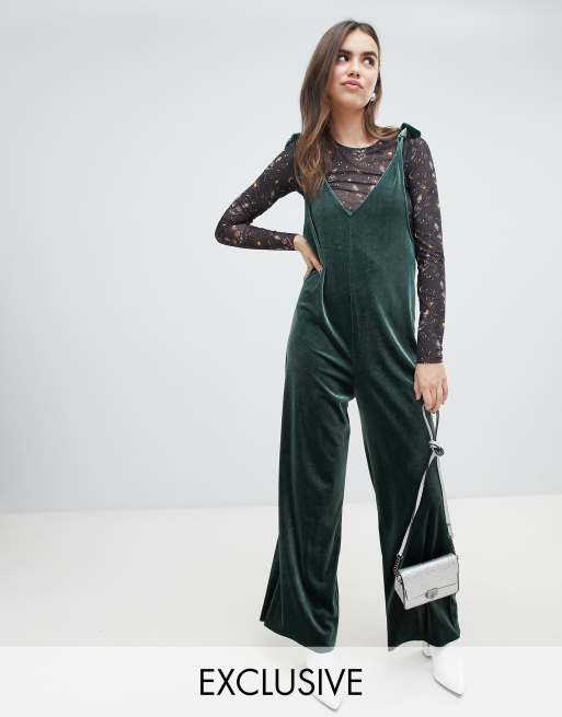 Monki cheap jumpsuit green