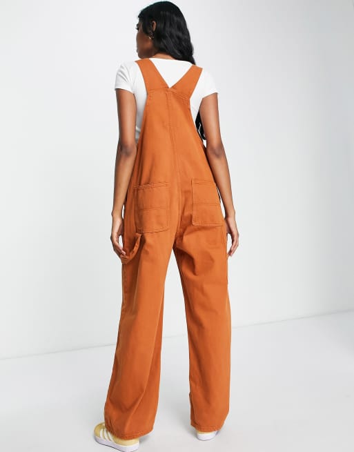 Monki overalls in brown denim | ASOS