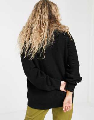 monki black cardigan
