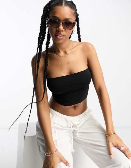 Monki oversized cat eye sunglasses in brown tortoise, 2 of 4