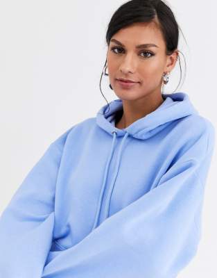 asos blue hoodie