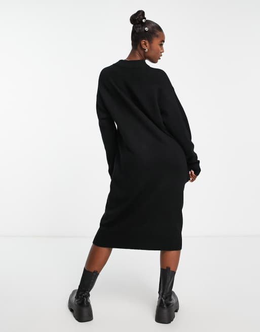 Oversized black jumper store dress